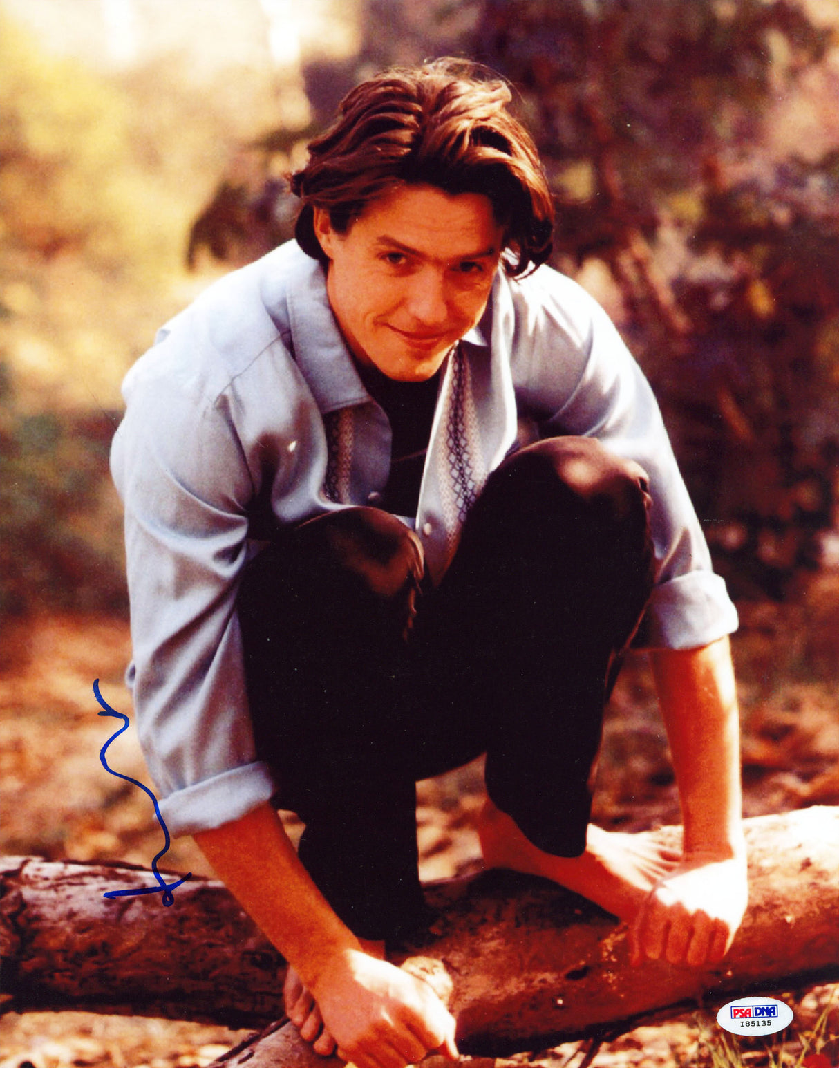 Hugh Grant Authentic Signed 11x14 Vertical Photo PSA/DNA #I85135