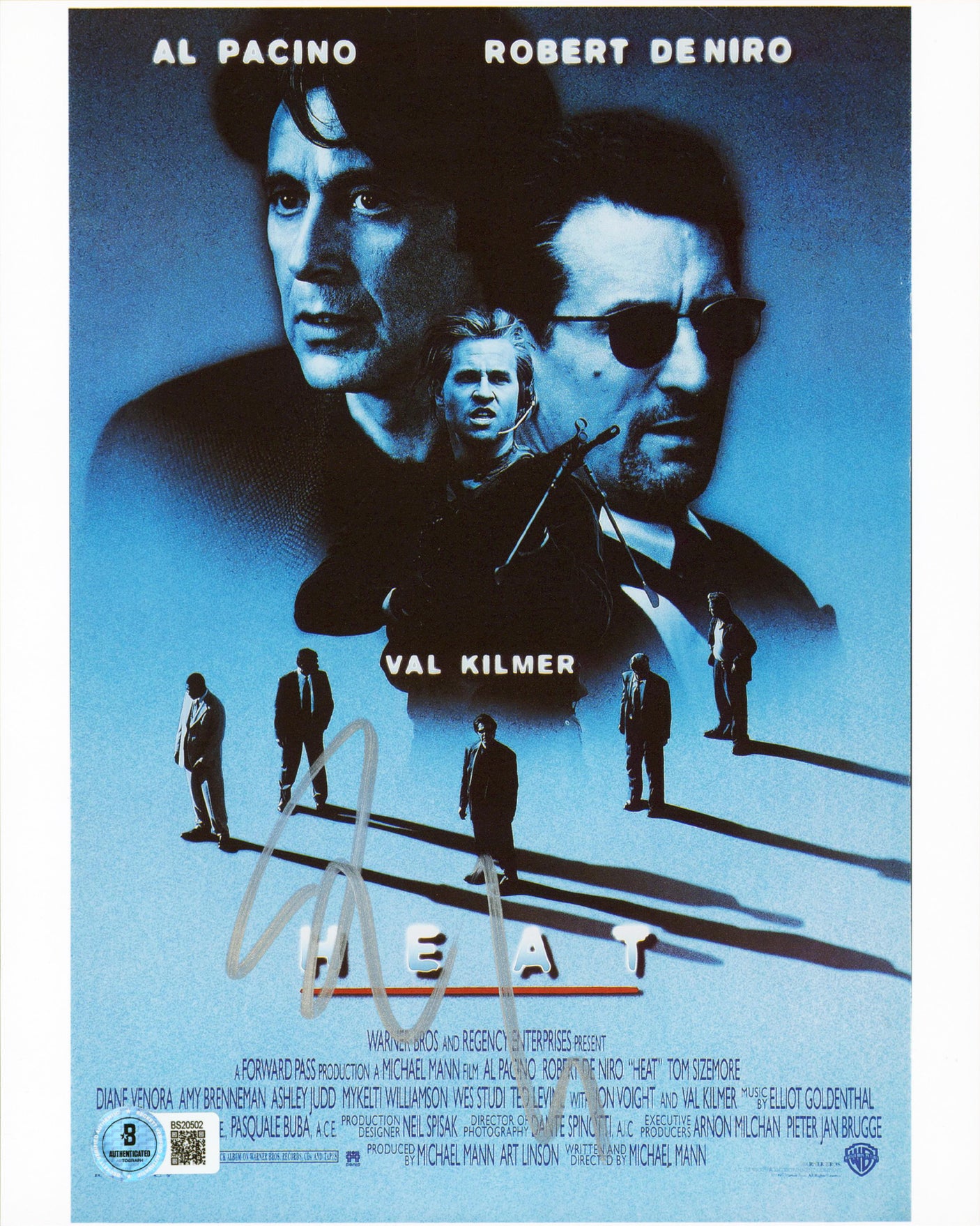 Michael Mann Heat Authentic Signed 8x10 Vertical Photo Autographed BAS #BS20502