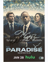 Paradise (4) Brown, Marsden, Nicholson, Marshall Signed 11x14 Photo BAS #AE13550
