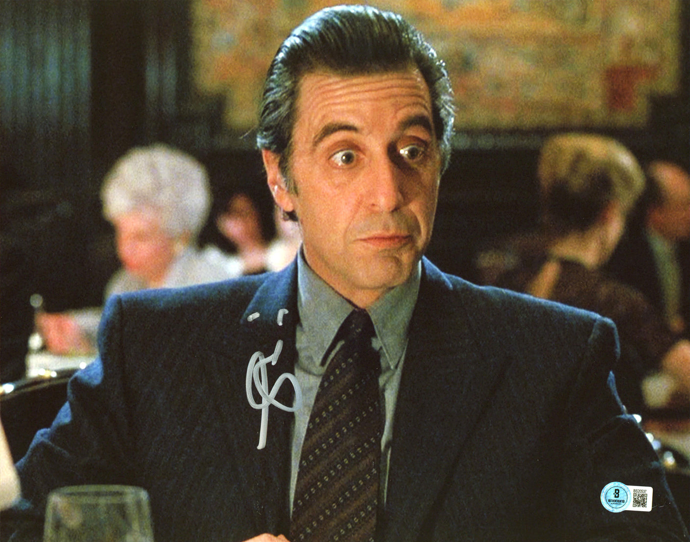 Al Pacino Scent Of A Woman Authentic Signed 11x14 Horizontal Photo BAS #BS20537