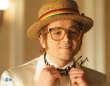 Taron Egerton Rocketman Authentic Signed 11x14 Horizontal Photo BAS #BS20574