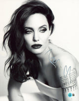 Angelina Jolie Maleficent Authentic Signed 11x14 Vertical Photo BAS #BS20575