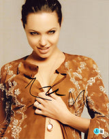 Angelina Jolie Maleficent Authentic Signed 11x14 Vertical Photo BAS #BS20579
