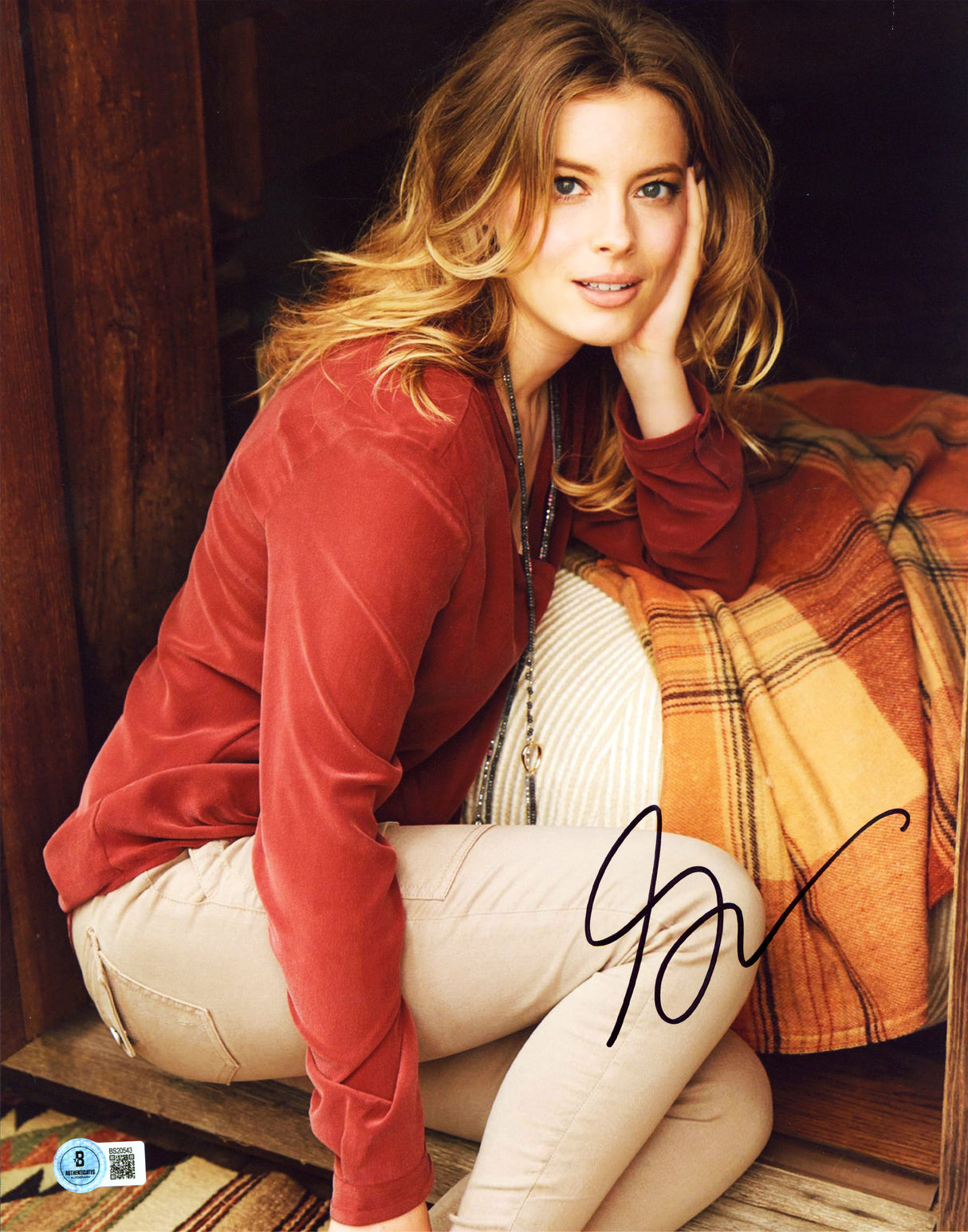 Gillian Jacobs Community Authentic Signed 11x14 Vertical Photo BAS #BS20543