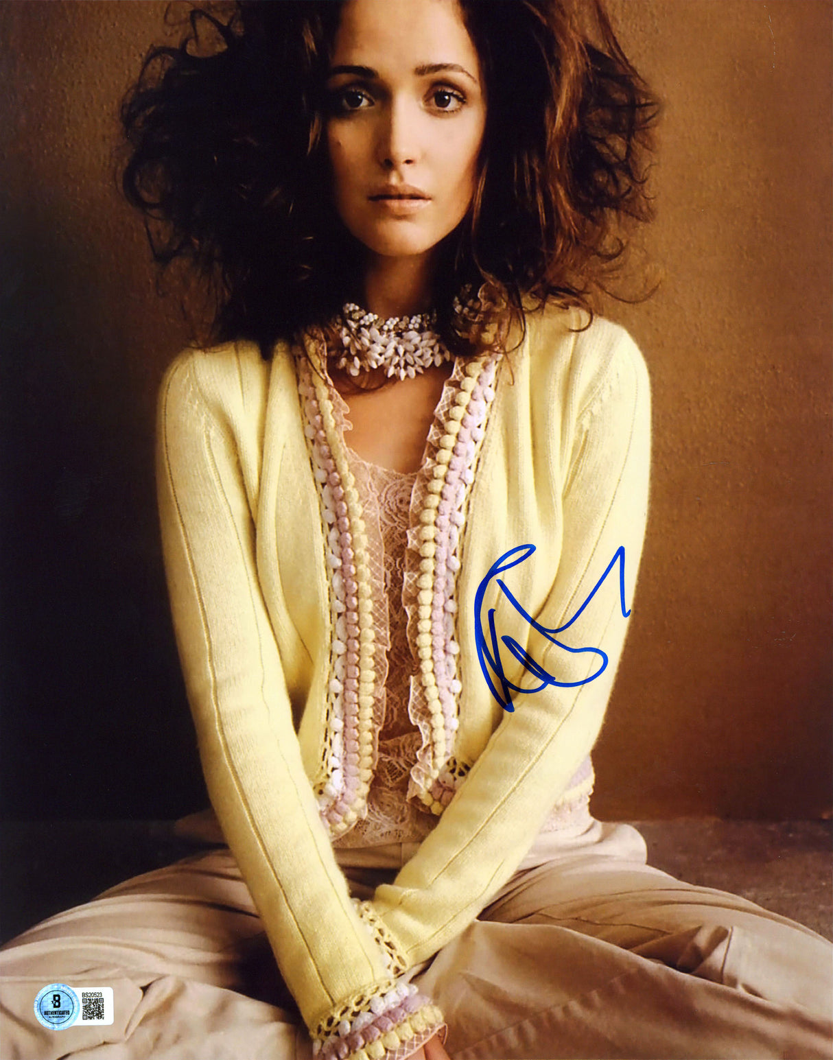 Rose Byrne X-Men First Class Authentic Signed 11x14 Vertical Photo BAS #BS20523