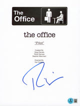 Rainn Wilson The Office Authentic Signed Pilot Episode Script Cover BAS Witness