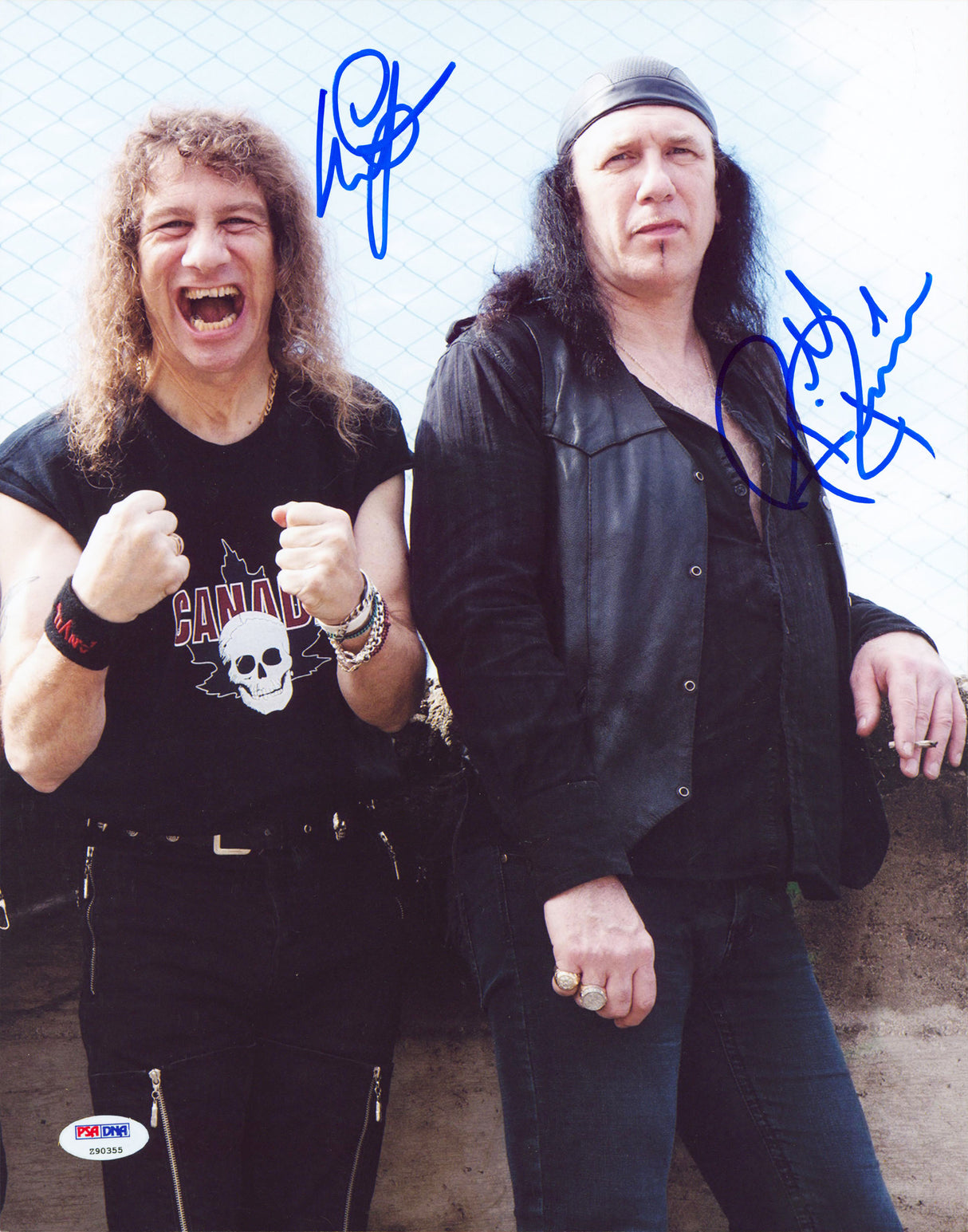 Lips Kudlow & Robb Reiner Anvil Authentic Signed 11x14 Photo PSA/DNA #Z90355