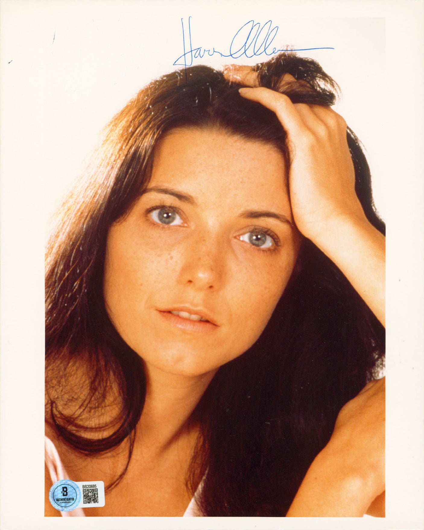 Karen Allen Indiana Jones Authentic Signed 8x10 Vertical Photo BAS #BS20685