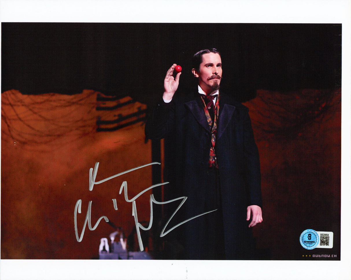 Christian Bale The Prestige Authentic Signed 8.5x11 Photo BAS #BS20654