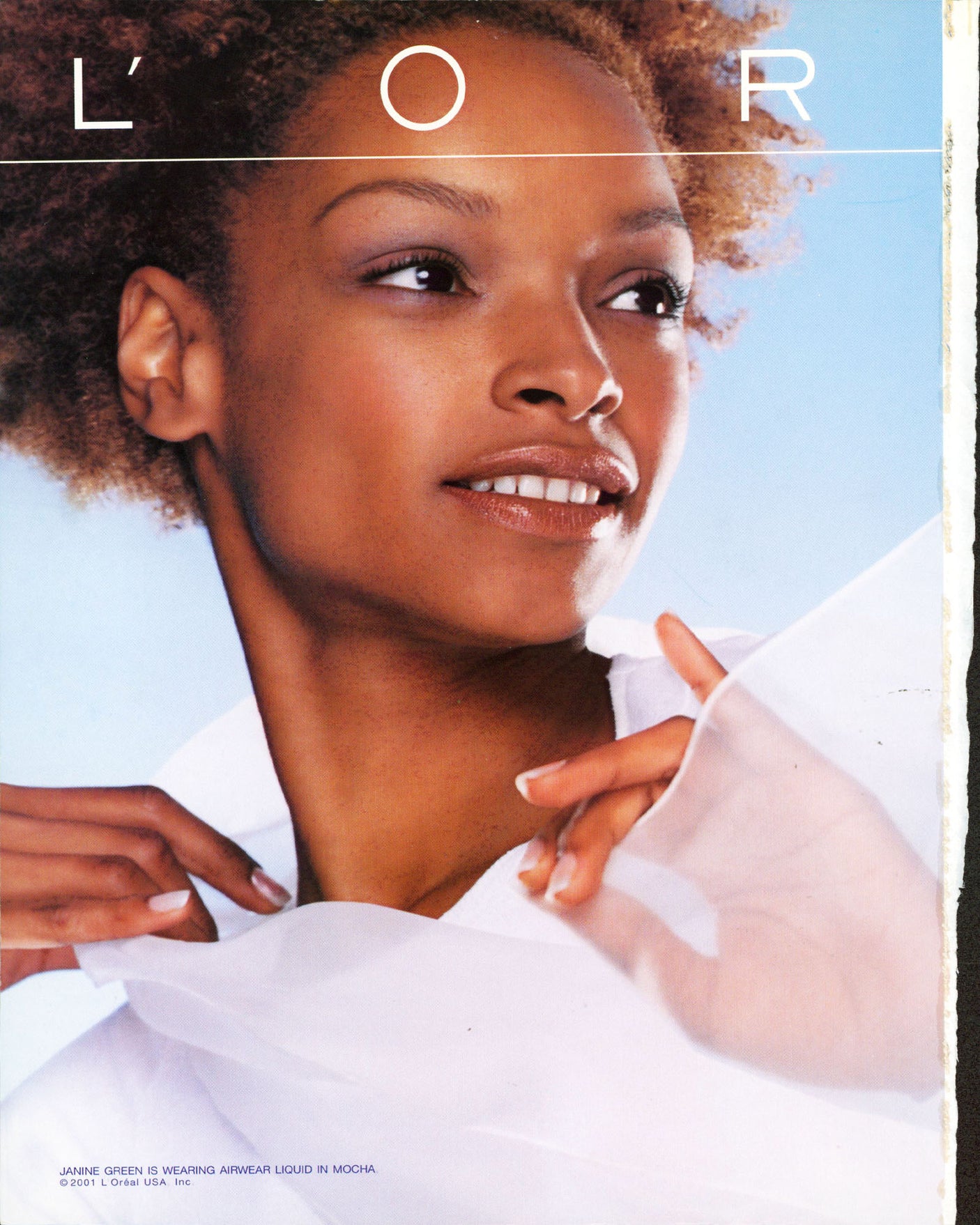 Estella Warren Authentic Signed May 2001 Mademoiselle Magazine Cover BAS#BS20701