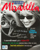 Emma Thompson "All The Best" Signed Nov. 1995 Mirabella Magazine Cover BAS