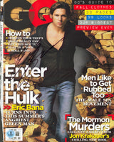 Eric Bana Authentic Signed July 2003 GQ Magazine Cover Autographed BAS #BS20678