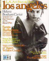 Helena Bonham Carter "All The.." Signed Nov. 1999 Los Angeles Magazine Cover BAS