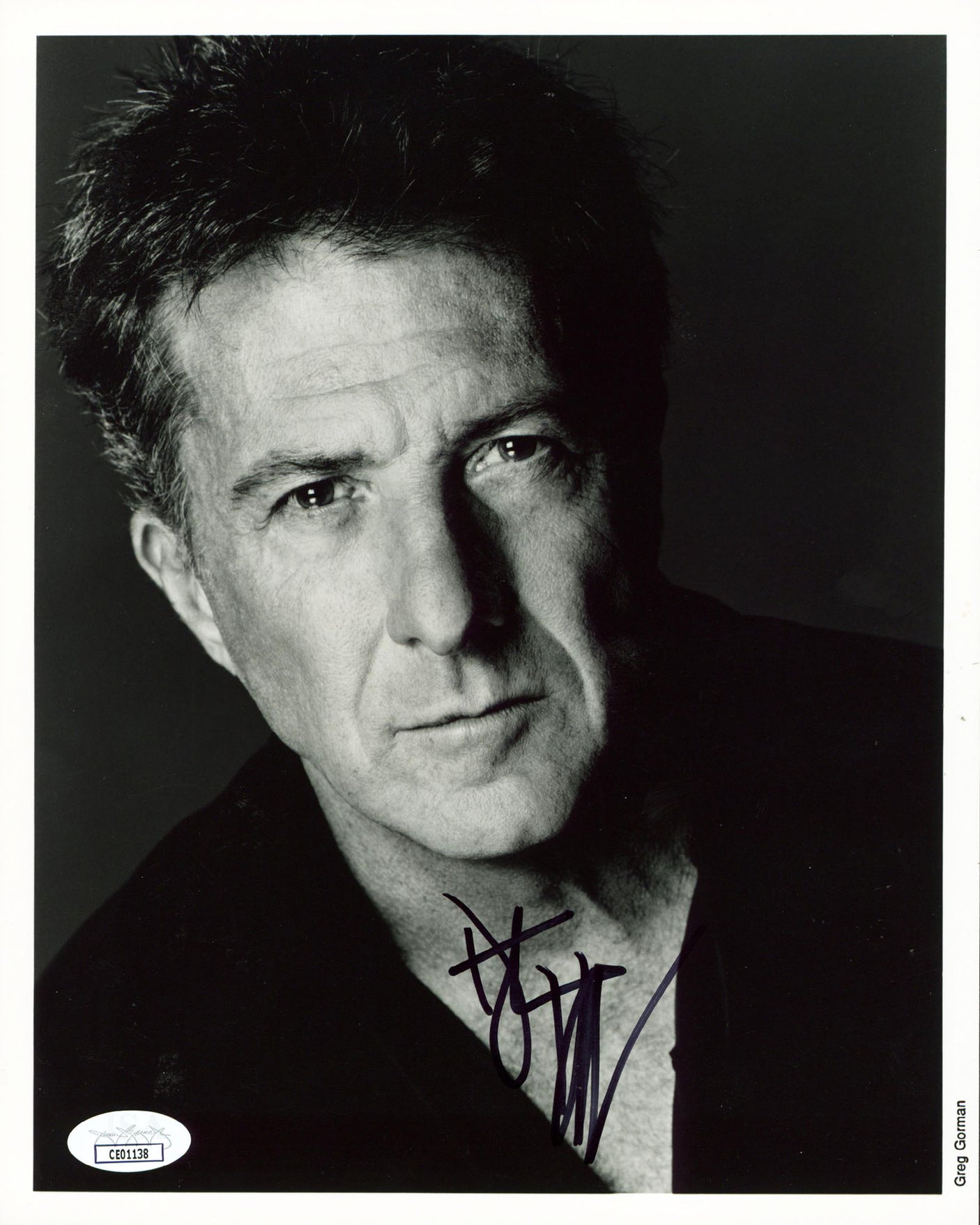 Dustin Hoffman Rain Man Authentic Signed 8x10 Vertical Photo JSA #CE01138