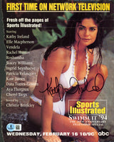 Kathy Ireland Signed Sports Illustrated Magazine Page February 1994 BAS #BS20844