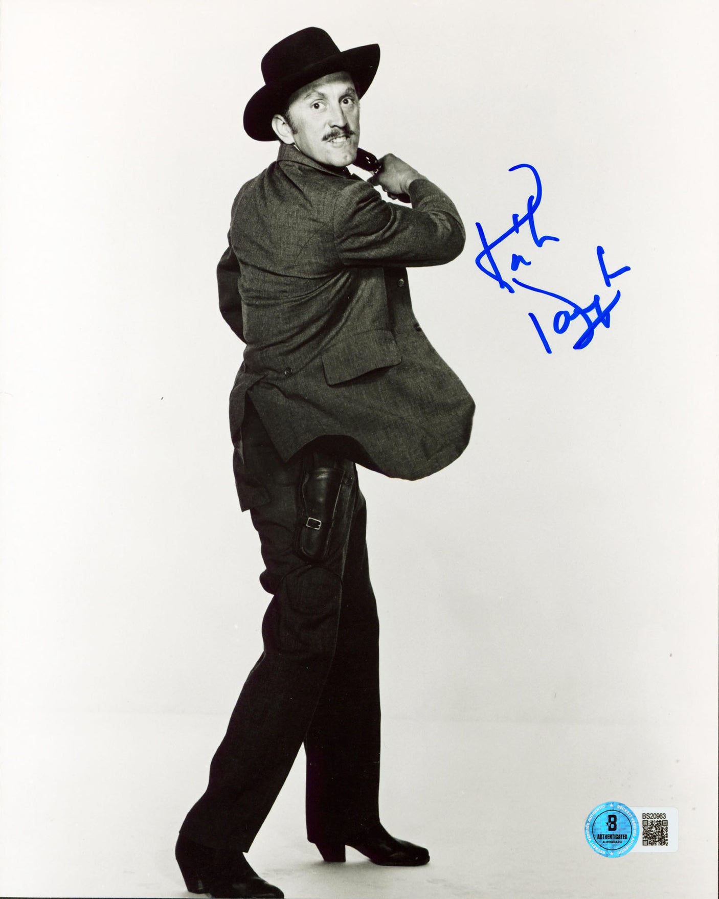 Kirk Douglas Gunfight at O.K. Corral Authentic Signed 8x10 Photo BAS #BS20963