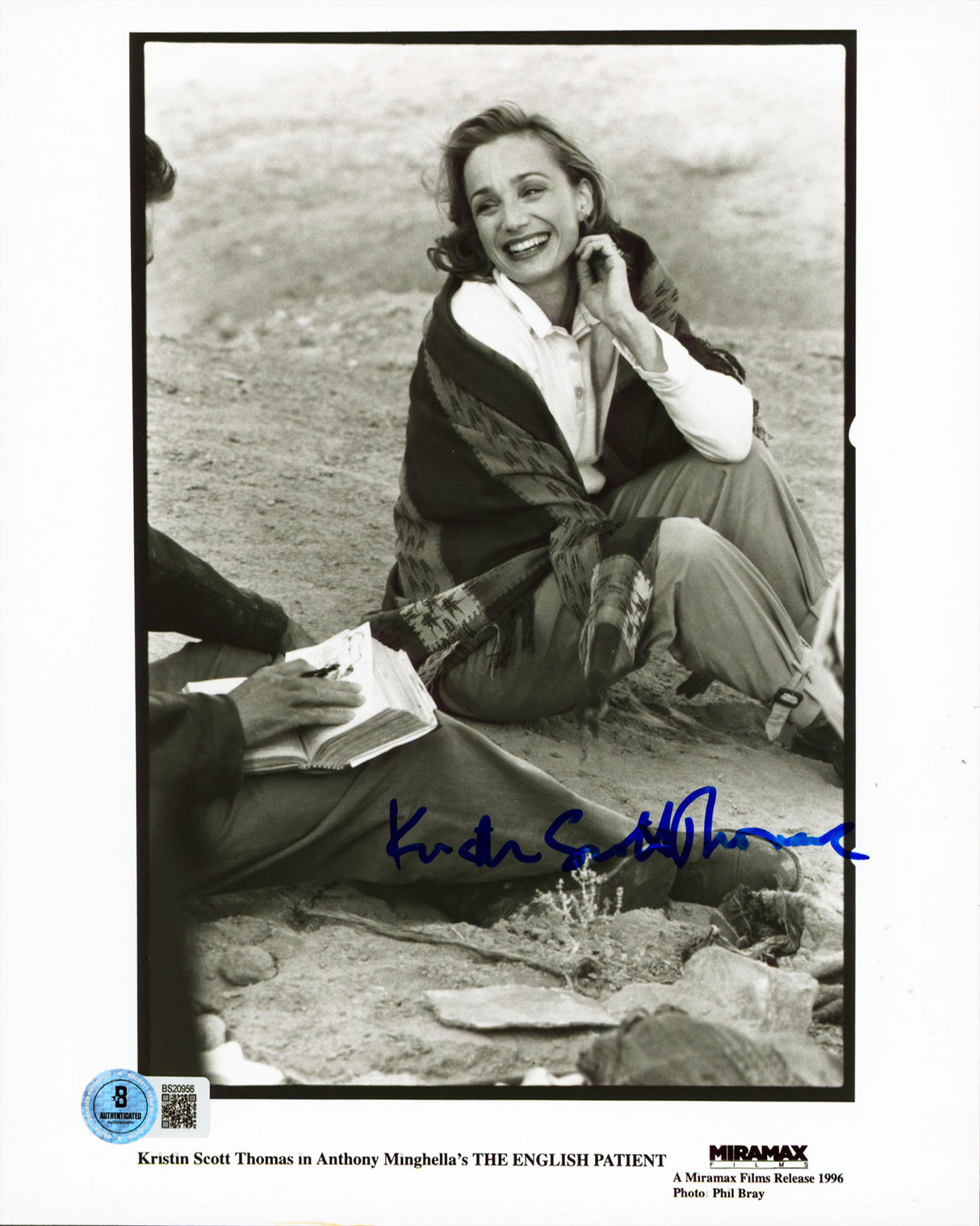 Kristin Scott Thomas The English Patient Authentic Signed 8x10 Photo BAS#BS20956