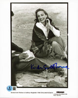 Kristin Scott Thomas The English Patient Authentic Signed 8x10 Photo BAS#BS20956