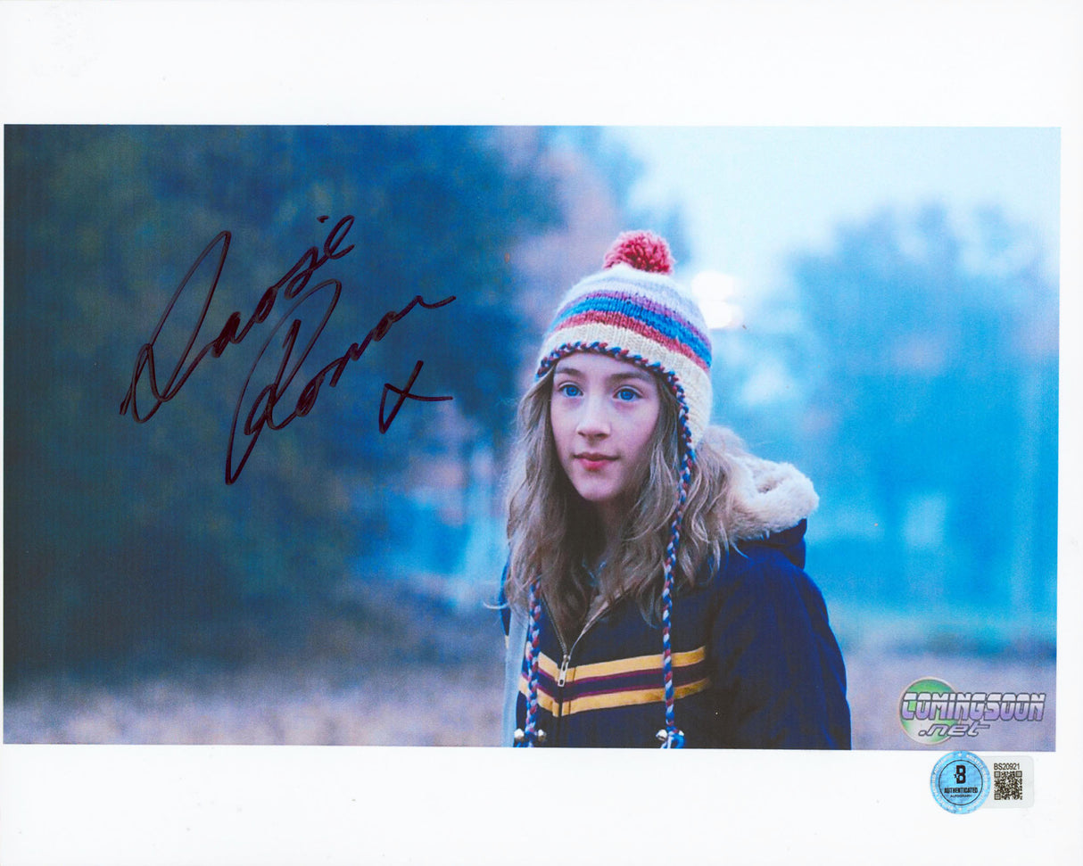 Saoirse Ronan The Lovely Bones Authentic Signed 8.5x11 Photo BAS #BS20921