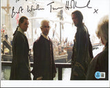 Tom Hollander Pirates Caribbean "Best Wishes" Signed Photo 7.5x11 BAS #BS29212