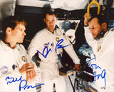 Apollo 13 (3) Hanks, Bacon, & Paxton Signed 8x10 Framed Photo BAS #AC71225