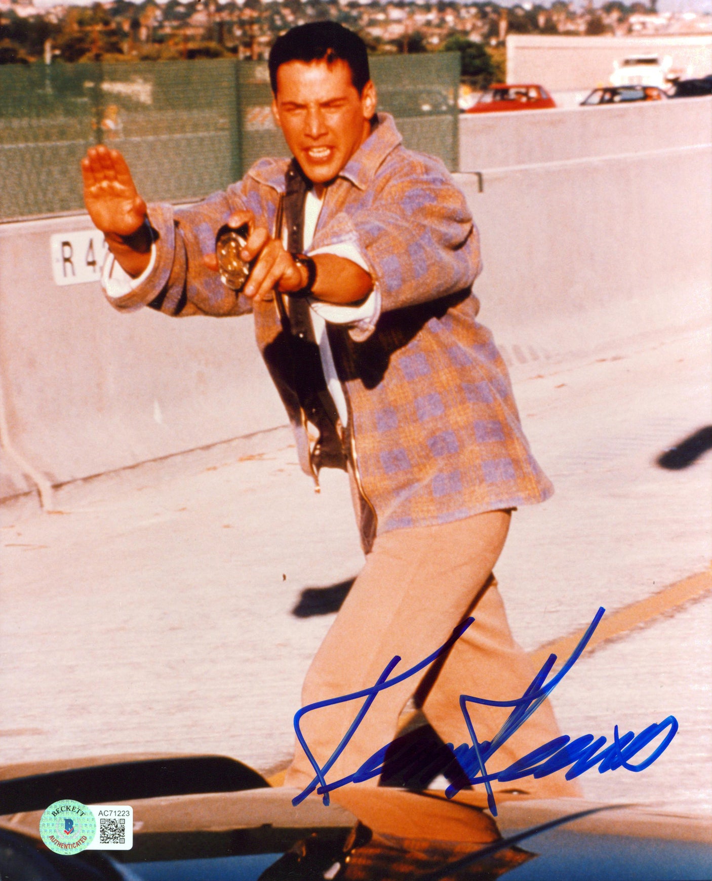 Keanu Reeves Speed Authentic Signed 8x10 Photo Autographed BAS LOA #AC71223