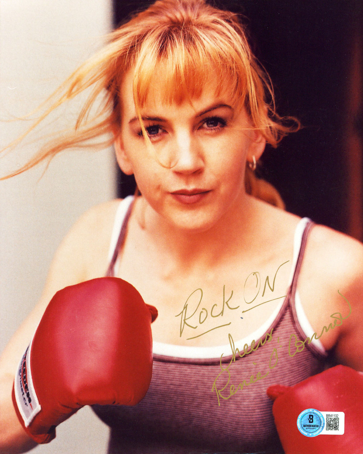 Renee O'Connor Xena Warrior Princess "Rock On Cheers" Signed 8x10 Photo BAS