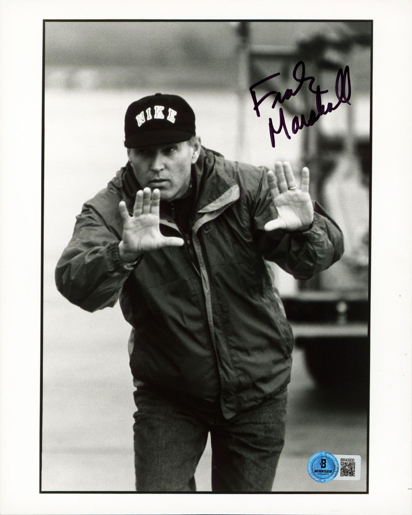Frank Marshall Indiana Jones Authentic Signed 8x10 Vertical Photo BAS #BR43930