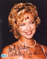 Ashley Judd Heat "Best Wishes" Authentic Signed 8x10 Vertical Photo BAS #BR43909