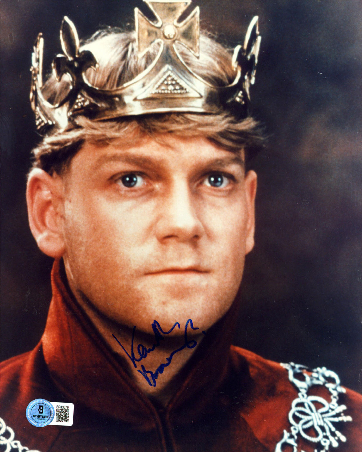 Kenneth Branagh Henry V Authentic Signed 8x10 Vertical Photo BAS #BR43879