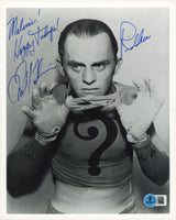 Frank Gorshin Batman "Melanie! Happy Holidays! Riddler" Signed 8x10 Photo BAS