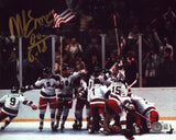Mike Eruzione "80 Gold" Authentic Signed 8x10 Horizontal Photo USA Hockey BAS 11