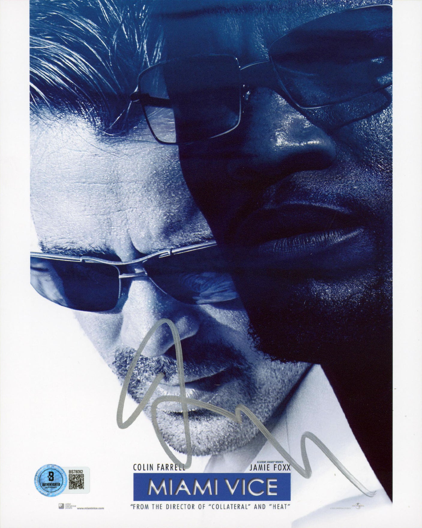 Michael Mann Miami Vice Authentic Signed 8x10 Vertical Photo BAS #BS78092