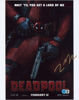 Tim Miller Deadpool Authentic Signed 11x14 Vertical Photo BAS #BS78189