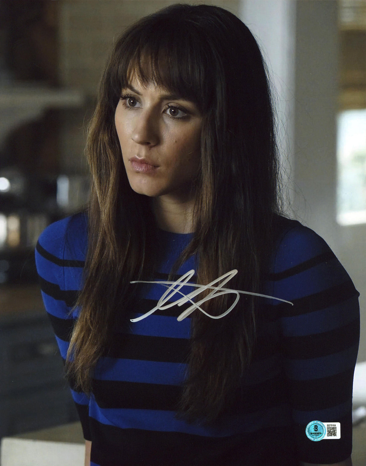 Troian Bellisario Pretty Little Liars Authentic Signed 11x14 Photo BAS #BS78164