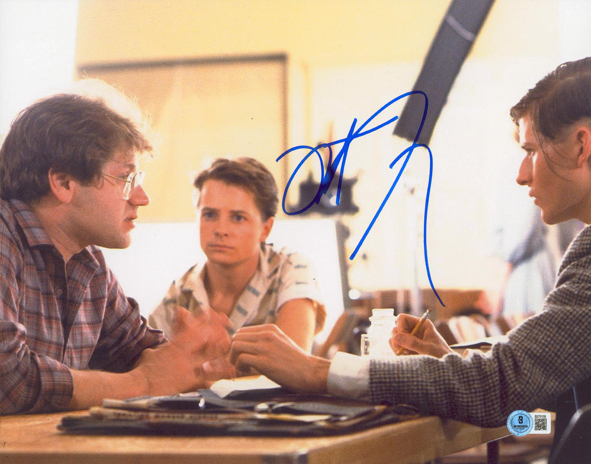 Robert Zemeckis Back To The Future Authentic Signed 11x14 Photo BAS #BS78158