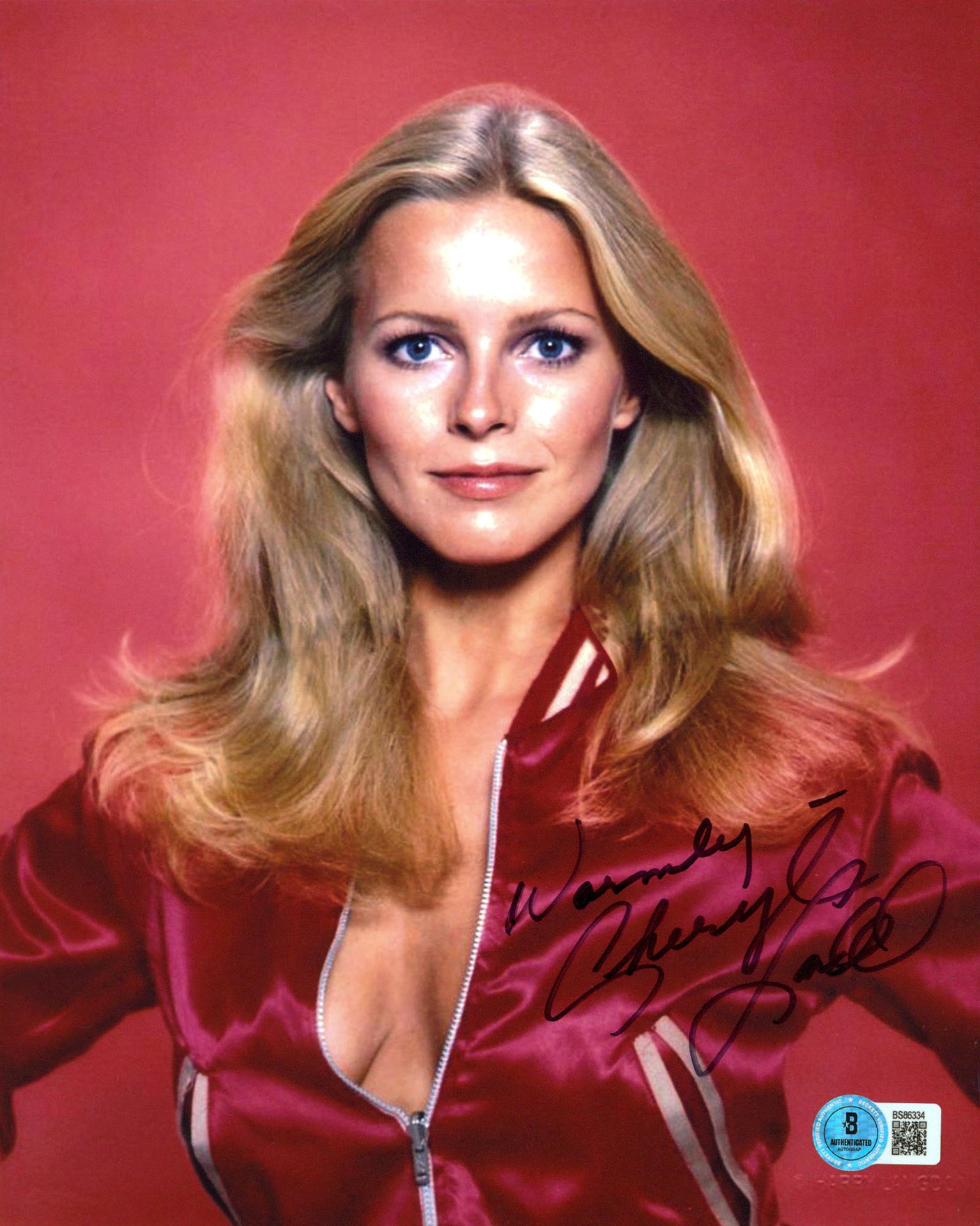 Cheryl Ladd Charlie's Angels "Warmly" Authentic Signed 8x10 Photo BAS #BS86334