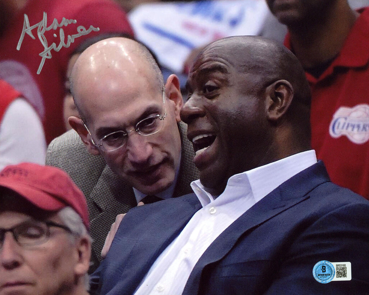 NBA Adam Silver Authentic Signed 8x10 Horizontal Photo Autographed BAS 4