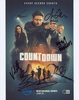 Countdown (5) Camacho, Yasinski, Beane +2 Signed 11x14 Photo BAS #AE13739