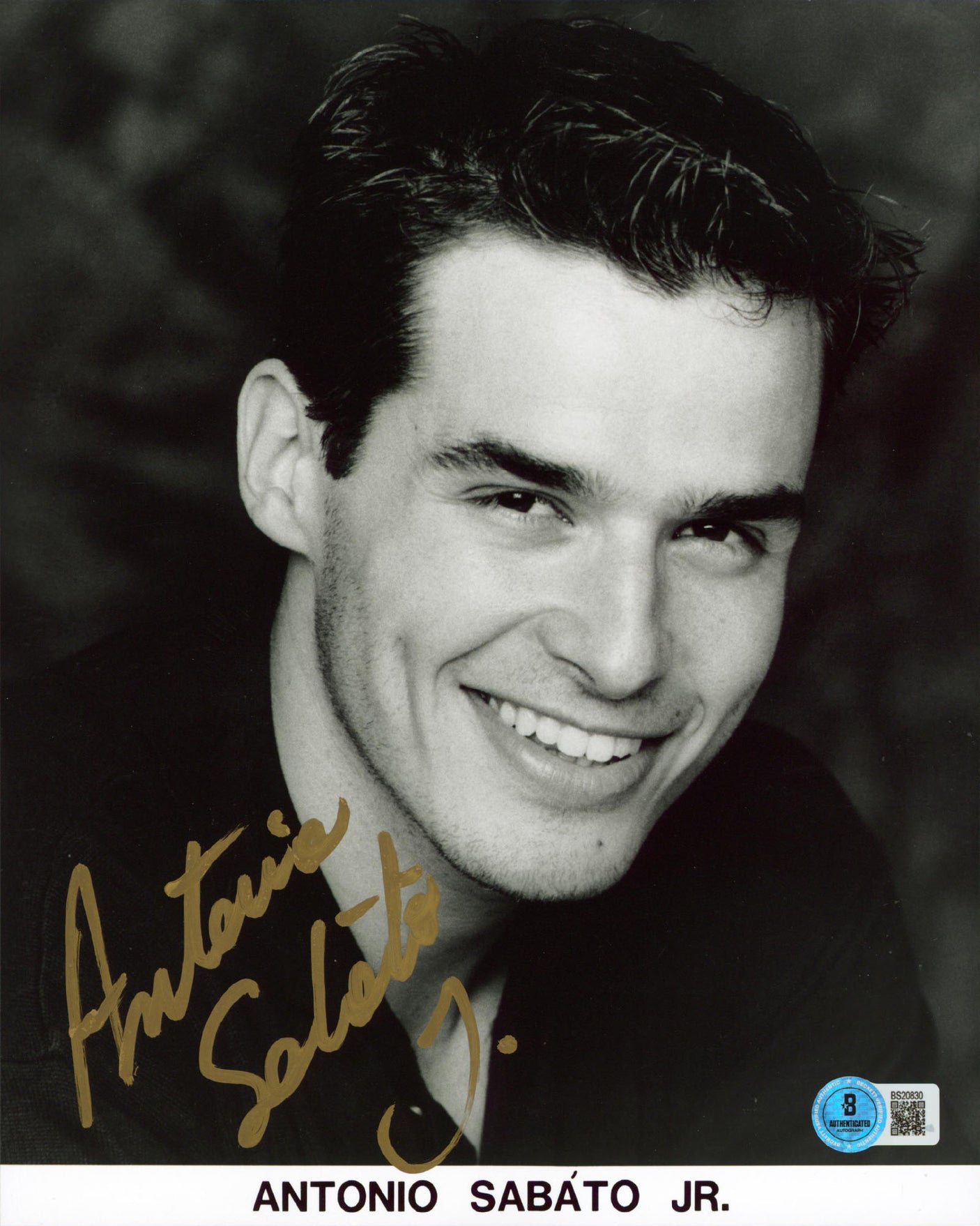 Antonio Sabato Jr. General Hospital Authentic Signed 8x10 Photo BAS #BS20830