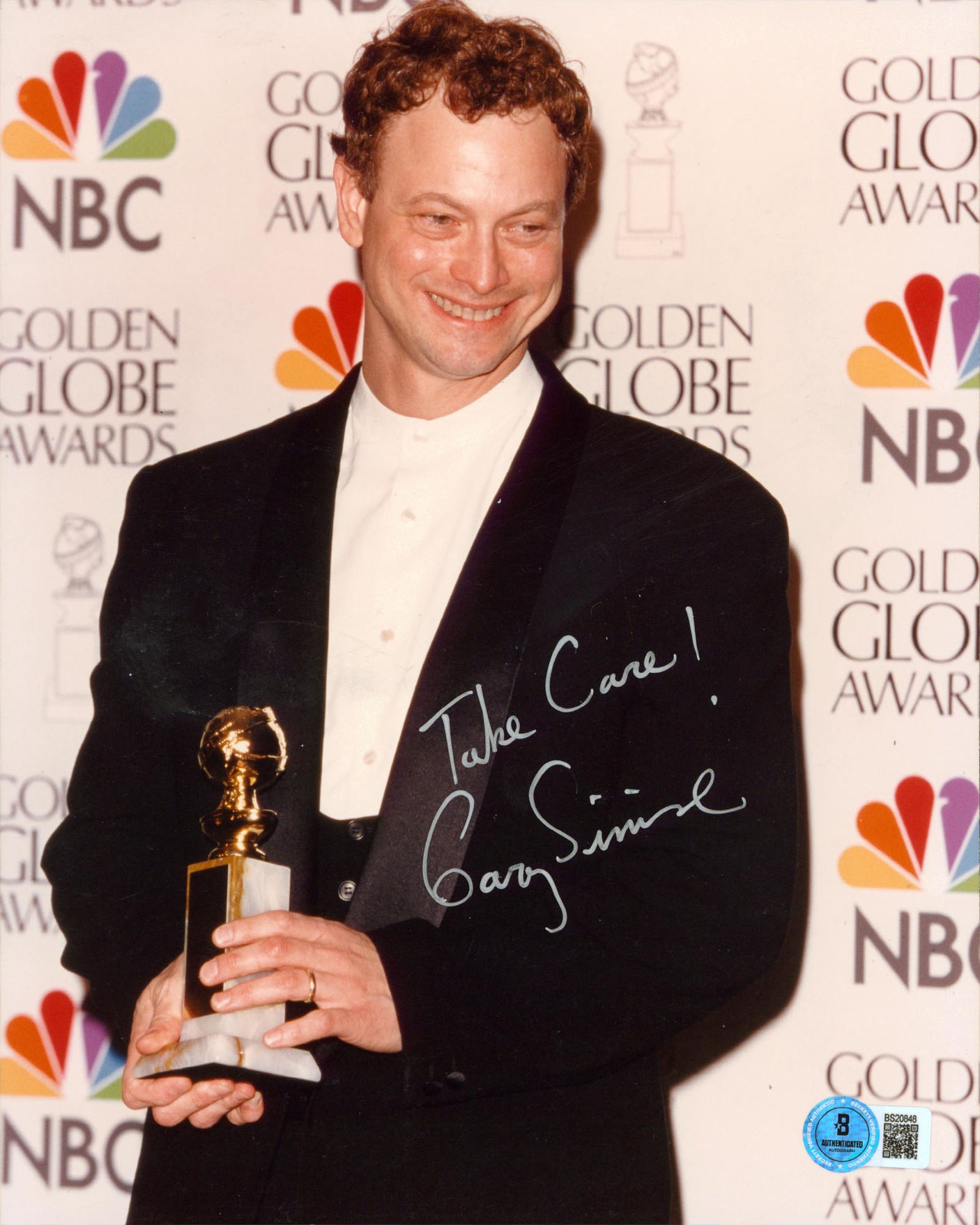 Gary Sinise Forrest Gump "Take Care!" Authentic Signed 8x10 Photo BAS #BS20848