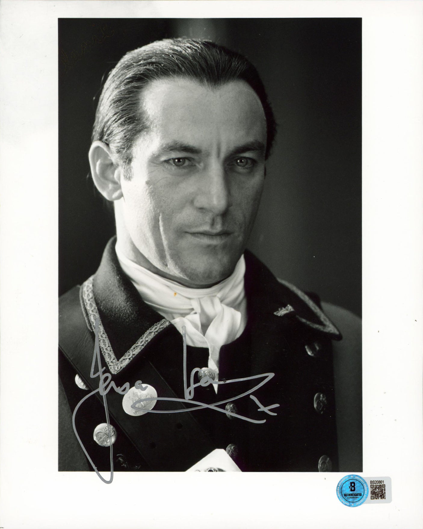 Jason Isaacs The Patriot Authentic Signed 8x10 Vertical Photo BAS #BS20861