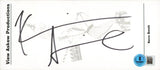 Kevin Smith Jay and Silent Bob Authentic Signed 3.5x7.75 Card BAS #BS29231