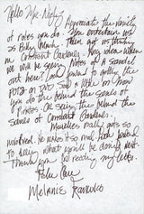 Bill Nighy Harry Potter Authentic Signed 6x8.75 Personal Letter BAS #BS29260