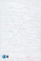 Ed Helms The Office "I Play A Tiny Alien" Signed 6x9 Personal Letter BAS BS20954