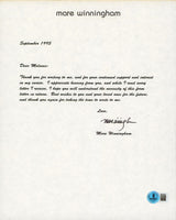 Carol Struycken The Addams Family Authentic Signed 8.5x11 Letter BAS #BS29249