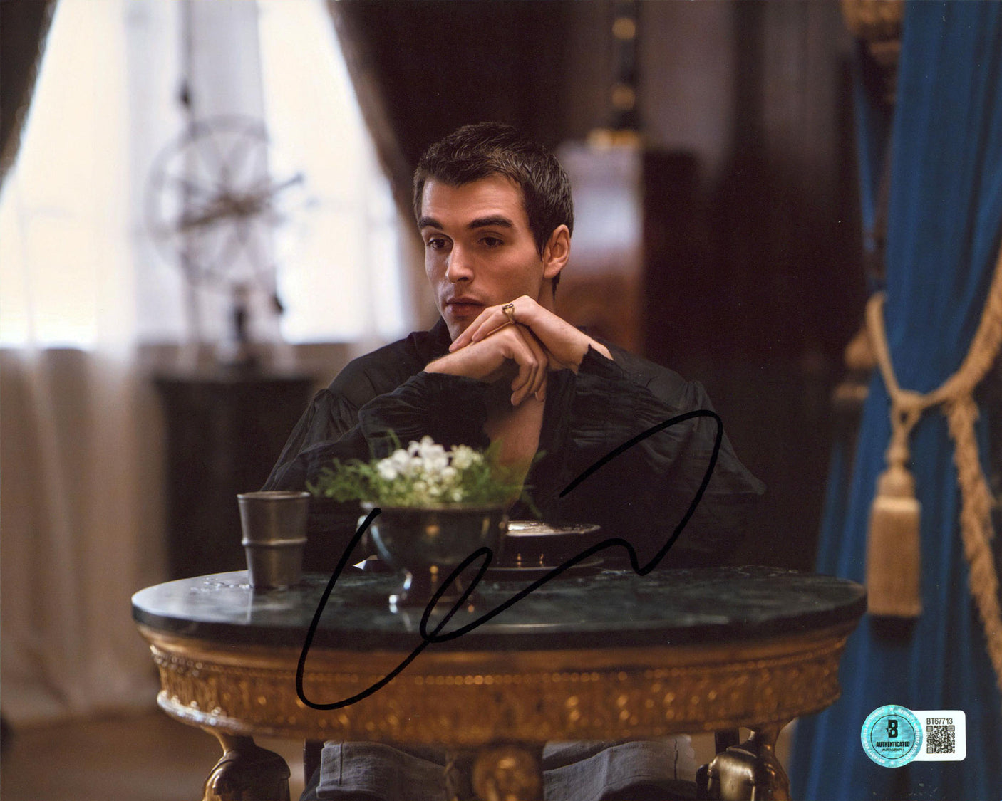 Corey Mylchreest Queen Charlotte: A Bridgerton Signed 8x10 Photo BAS #BT67713