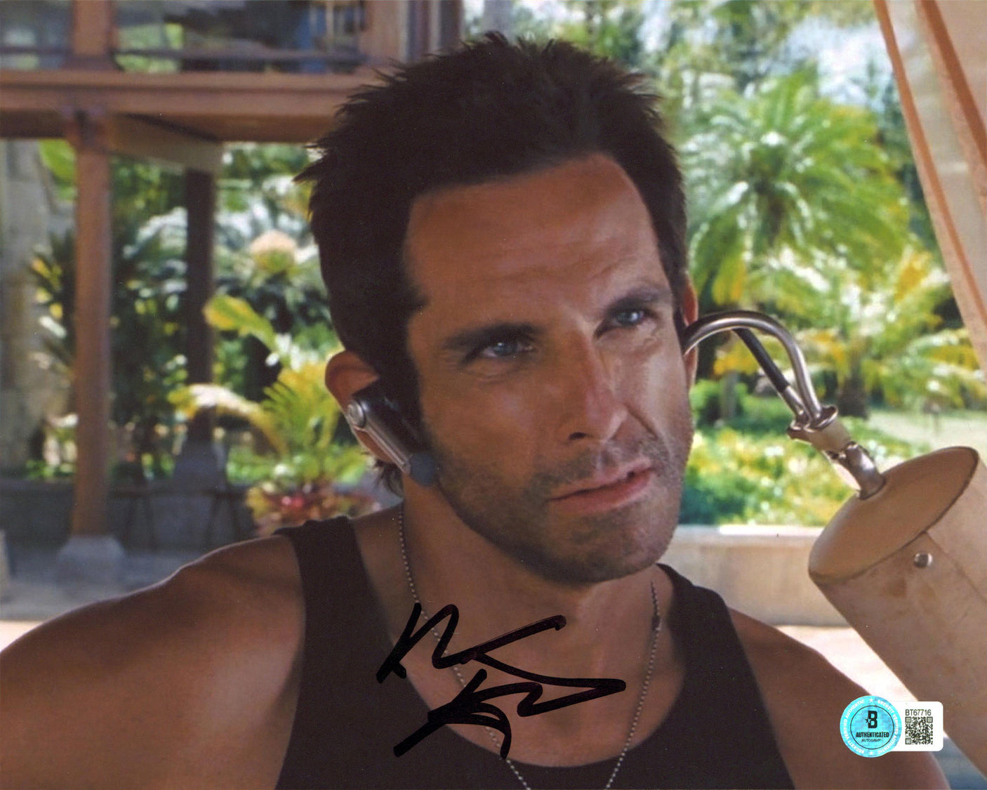 Ben Stiller Tropic Thunder Authentic Signed 8x10 Horizontal Photo BAS #BT67716