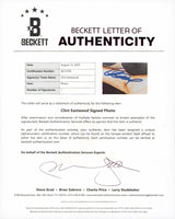 Clint Eastwood Hang 'Em High Authentic Signed 11x14 Vertical Photo BAS #AE13766