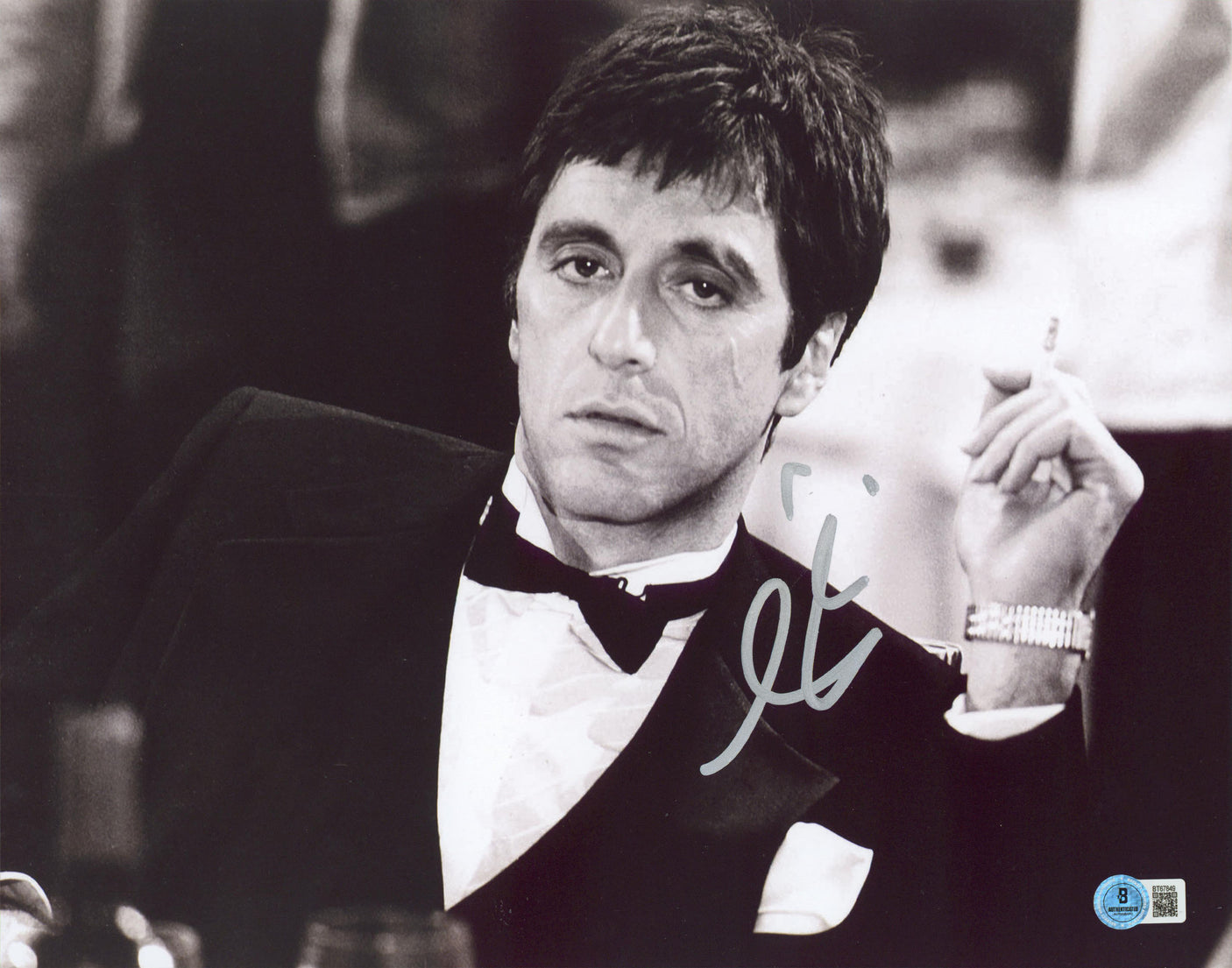 Al Pacino Scarface Authentic Signed 11x14 Horizontal Photo BAS #BT67849